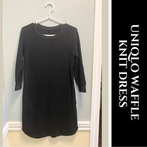 Uniqlo Waffle Knit Long Dress